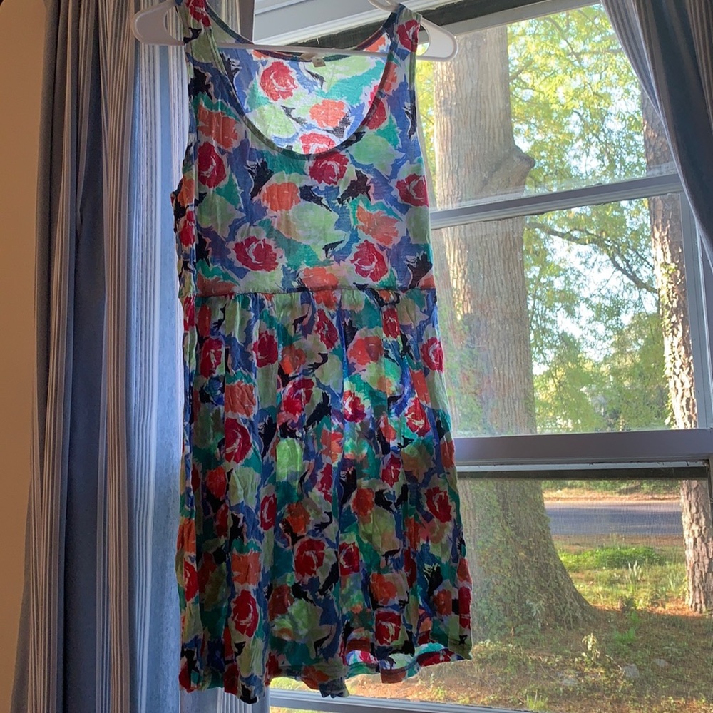 Bright mini dress